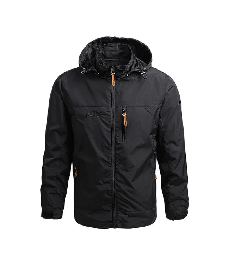 Men's Waterproof Softshell Tactical Jacket – Windbreaker for Hunting, Hiking & Fishing