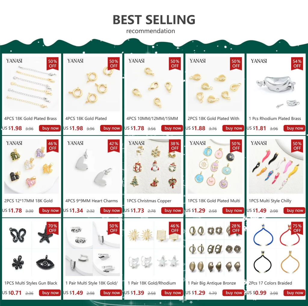 DIY Earring Hooks & Jewelry Findings – Trendy Components for Handmade Jewelry Making