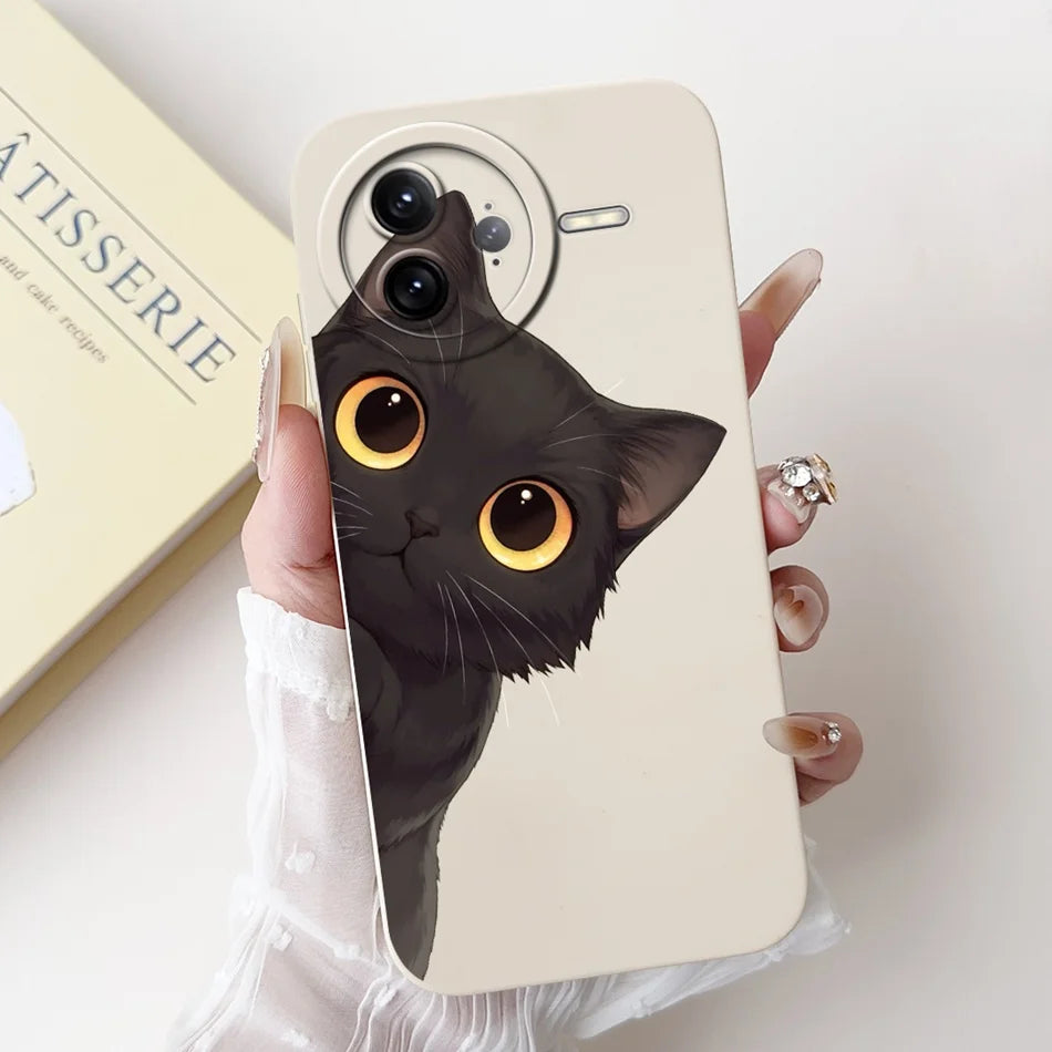 Xiaomi Poco F7 Ultra / F7 Pro Phone Case – Cute Cat & Panda Soft Silicone Shockproof Cover