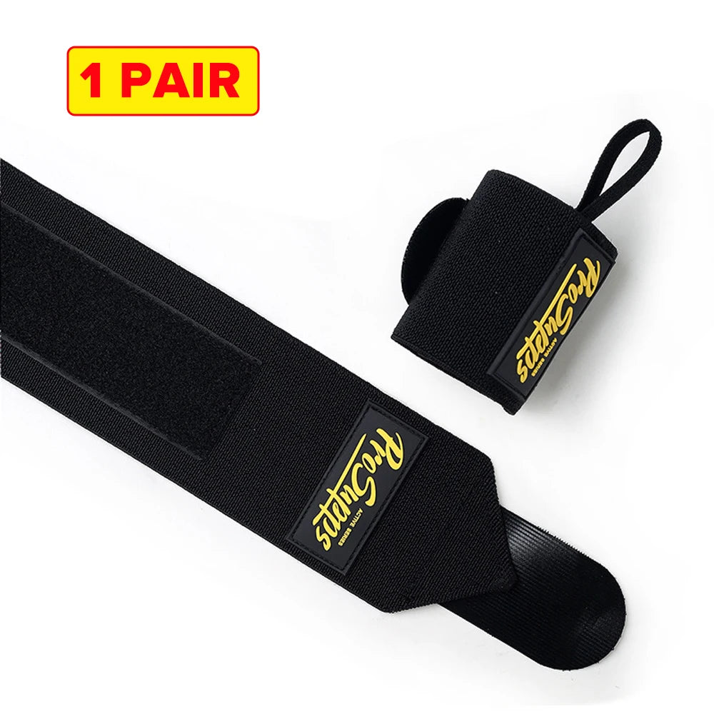 Gym Wrist Support Straps – Breathable Wristbands for Fitness, Weightlifting & Sports (1 Pair)