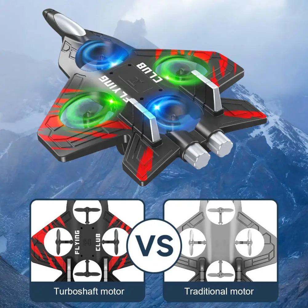 Remote Control Airplane Toy – 360° Stunt Flip Mini EPP Foam Fighter Jet for Kids & Adults (2.4GHz)