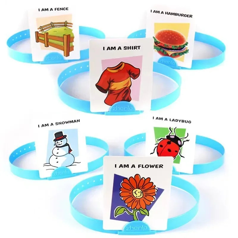 Kids Picture Guessing Board Game – Who Is It? Family Party Game for Children