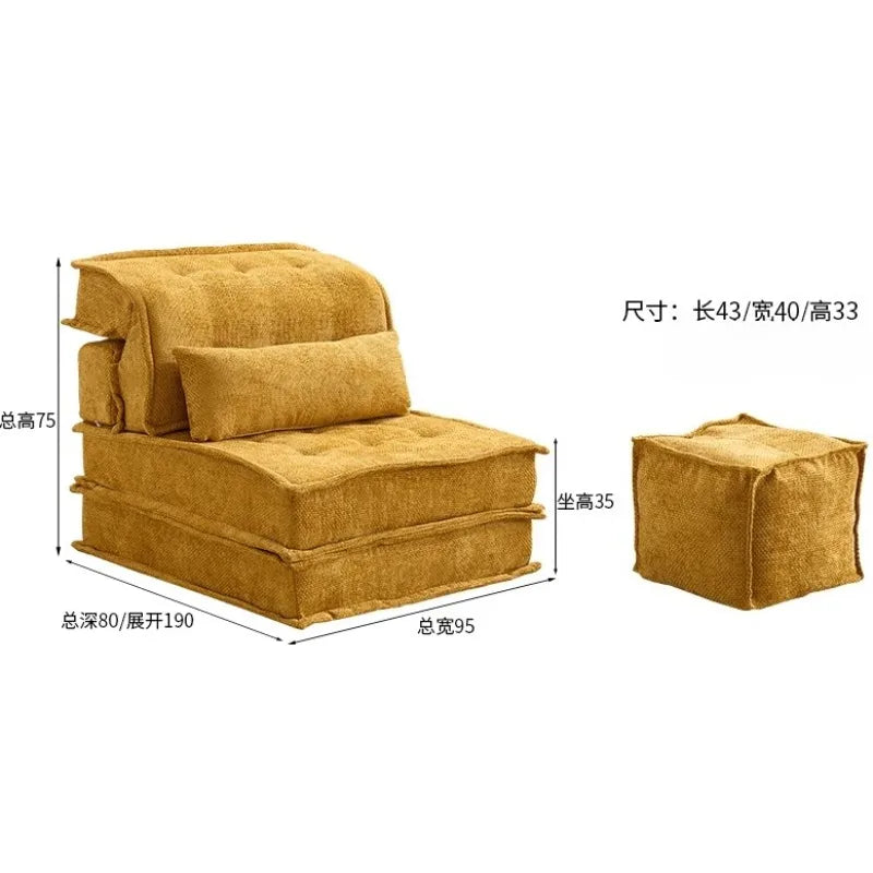 Lounge Lazy Living Room Sofas Minimalist Designer Comfortable Multifunctional Sofa Apartment Elegant Meuble Maison Furnitures