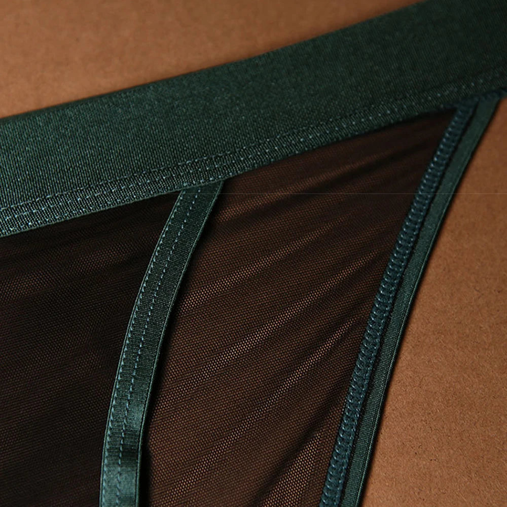 Women's Sheer Seamless Underwear – Breathable See-Through Briefs