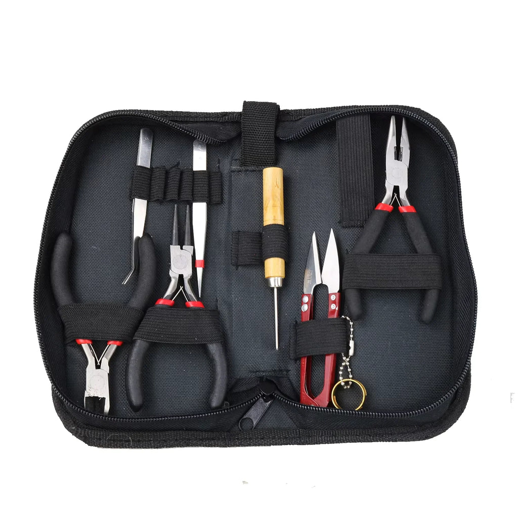 8-Piece Professional Jewelry Making Tool Set – Complete Kit for Crafting Exquisite Jewelry