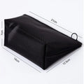 Black Mesh Makeup Bags Women Girls Cosmetic Bag Organizer Travel Portable Wash Lipstick Toiletry Sanitary Napkin Storage Bags