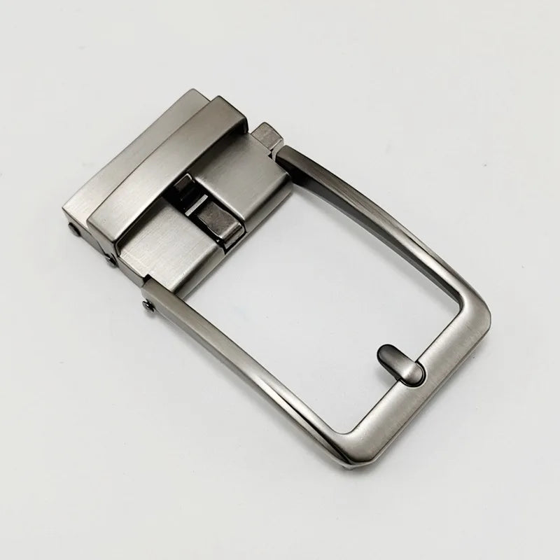 Men's Automatic Belt Buckle – Zinc Alloy DIY Replacement Buckle 3.5cm