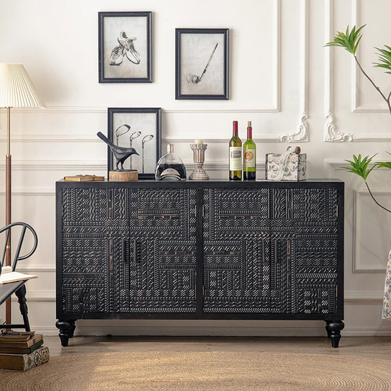 European Quality Living Room Cabinet – Premium Storage Display Unit