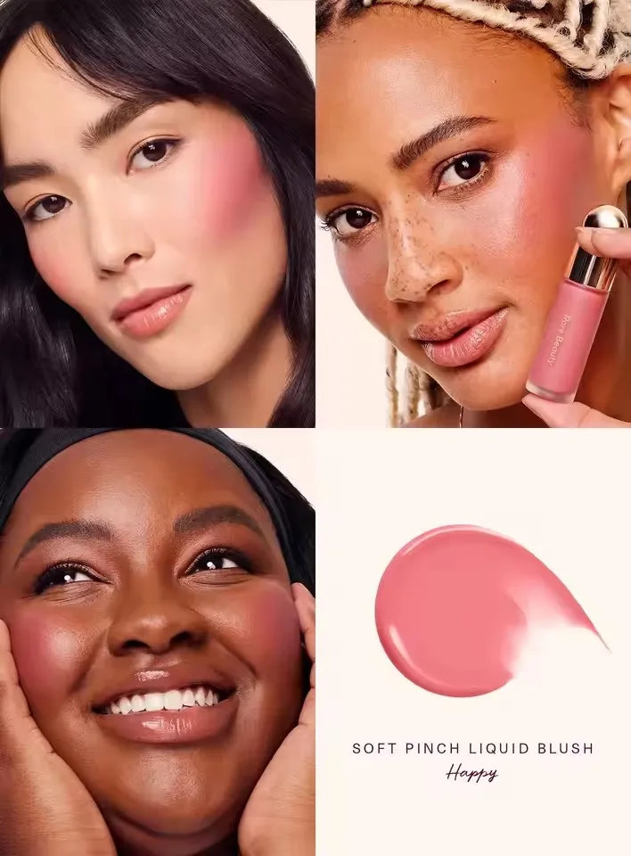 Rare Beauty Creamy Powder Blush – Soft Focus Luminous Glow Buildable Pigment