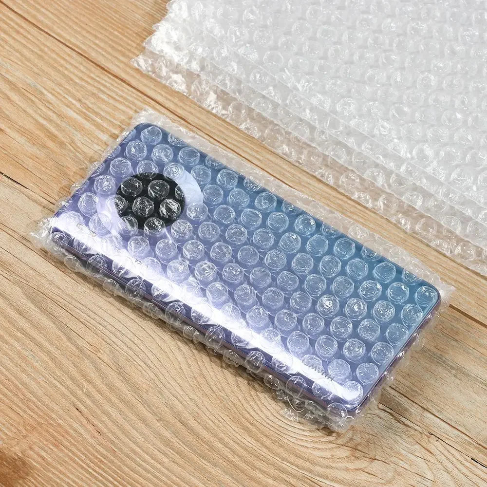 50pcs PE Clear Cushioning Covers Envelope Shockproof Package White Bubble Bag Protective Wrap Foam Packing Bags
