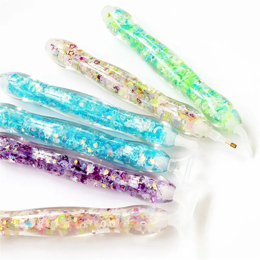 Luminous Diamond Painting Drill Pen – Cross Stitch Embroidery Point Drill Pen with Replacement Tips