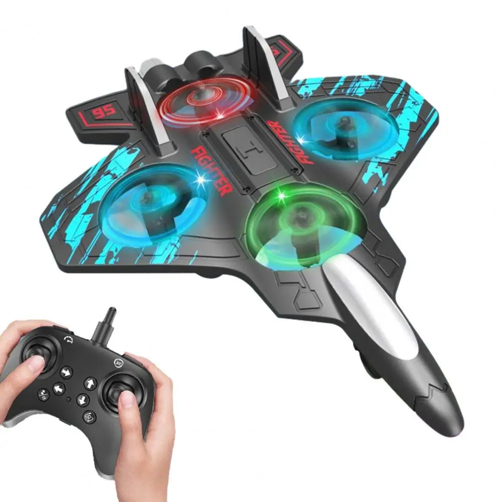 Remote Control Airplane Toy – 360° Stunt Flip Mini EPP Foam Fighter Jet for Kids & Adults (2.4GHz)