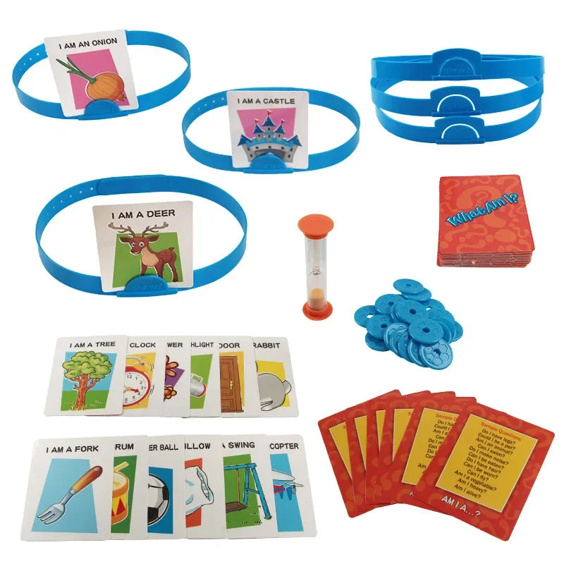 Kids Picture Guessing Board Game – Who Is It? Family Party Game for Children