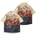 Men's American Flag Hawaiian Shirt – 4th of July Button-Up