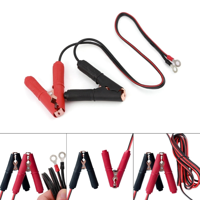 Portable Inverter Car Charger Cable – 100A Power Wire 2.5mm² Red & Black (60cm–3m)