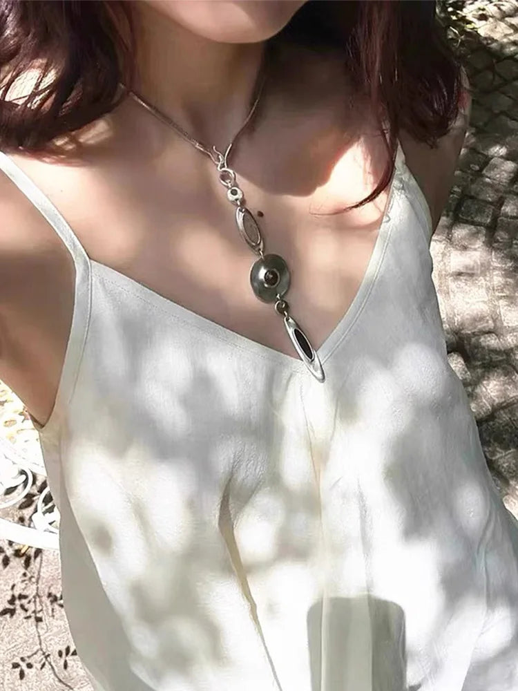 Eye Motif Necklace & Earrings Set – Artistic Craft Jewelry for Women & Men
