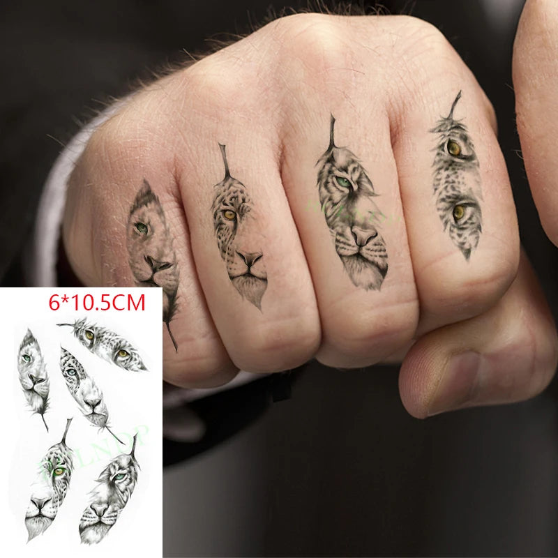 Anime Fire Flame Temporary Tattoo – Waterproof Flash Tattoo for Kids, Men & Women