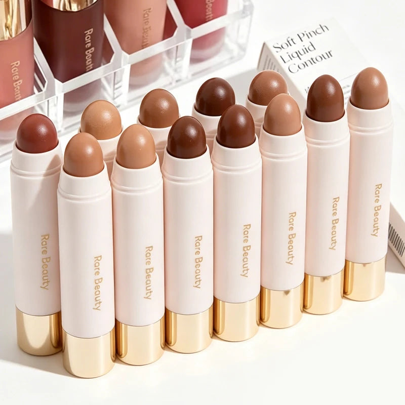 Rare Beauty Always Sunny Bronze Contour Stick – Silky 3D Bronzer & Liquid Blusher
