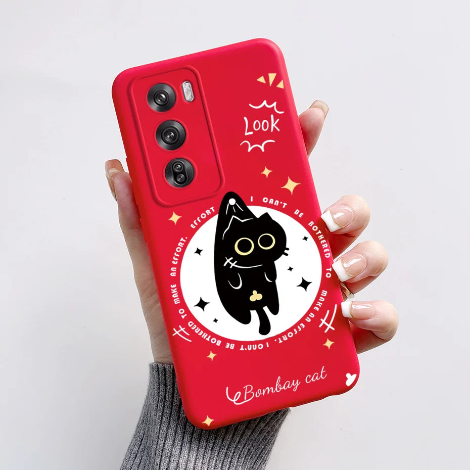 OPPO Reno 12 Pro 5G Phone Case – Cute Rabbit & Panda Soft Silicone Cover (CPH2629)