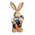 Easter Bunny Woven Grass Rabbit Decor | Handmade Rustic Holiday Decoration | Unique Easter Gift for Home & Kids