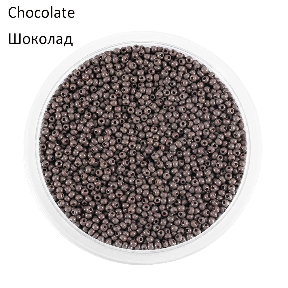 2mm Charm Glass beads Czech Glass Seed Beads Small Round Loose Bead For DIY Jewelry Making Earrings Bracelet
