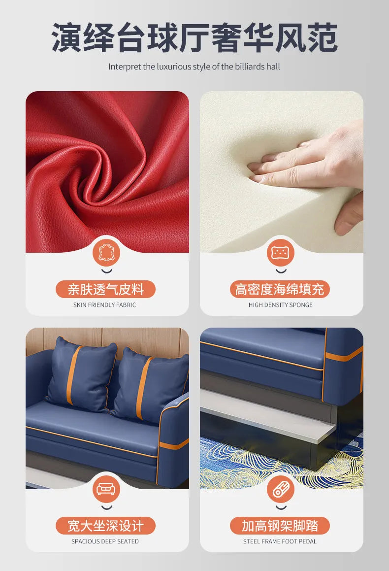 Economic Lounge Living Room Sofas Comfortable Elegant Cushion Double Sofa Luxury Minimalist Divano Soggiorno Home Furniture