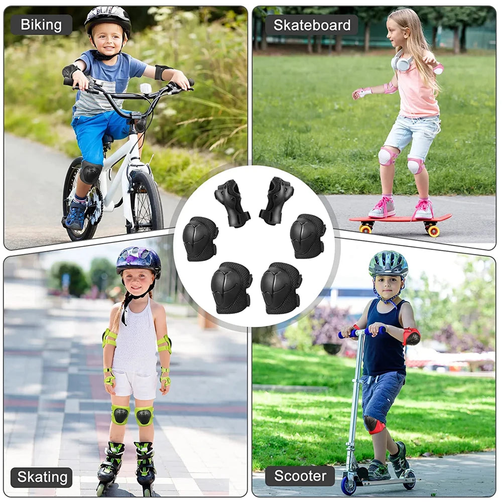 Kids Knee Pads & Elbow Pads Set – Protective Safety Gear for Children Ages 3–7