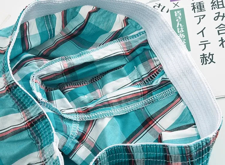 Underwear Men's Aro Pants Sleeping  Thin Cotton Low Waist Sexy Casual Shorts Quadrangle  U-shaped Pocket Home Pants