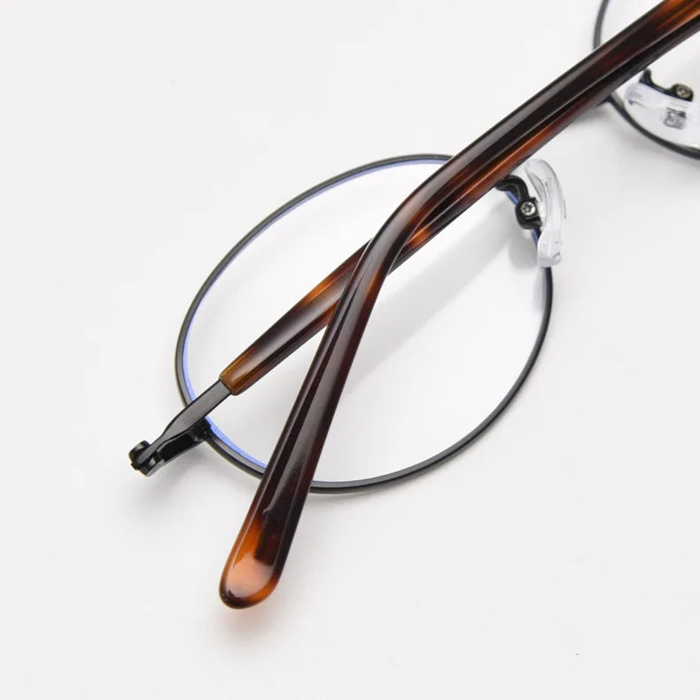 Oval Metal Spectacles Frames – Lightweight Eyeglass Frames for Men & Women