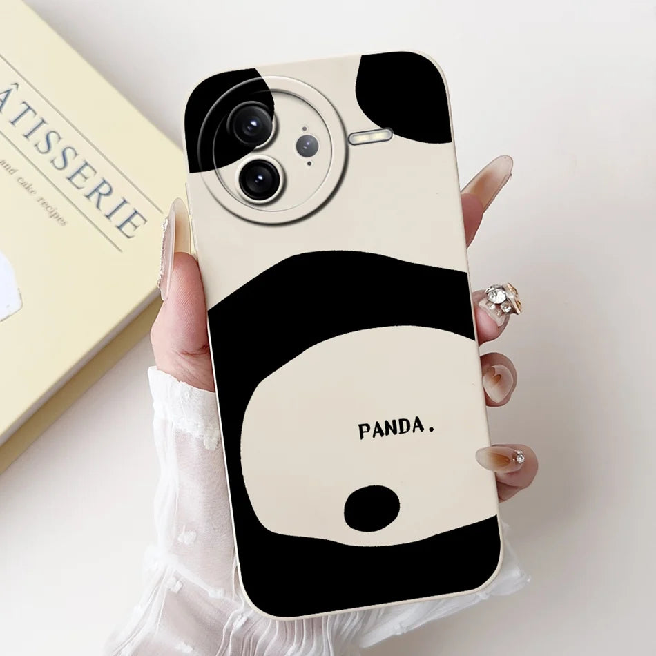Xiaomi Poco F7 Ultra / F7 Pro Phone Case – Cute Cat & Panda Soft Silicone Shockproof Cover