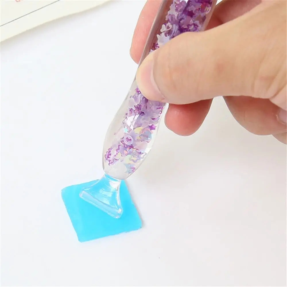 Luminous Diamond Painting Drill Pen – Cross Stitch Embroidery Point Drill Pen with Replacement Tips