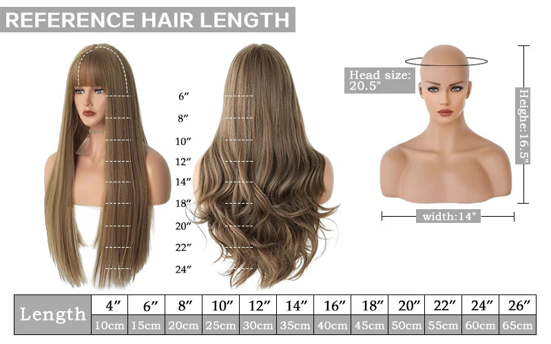 NAMM Long Wavy Honey Brown Wig Mid Split Highlight Beige Natural Synthetic Wig for Women Daily Party Cosplay Wigs Heat Resistan
