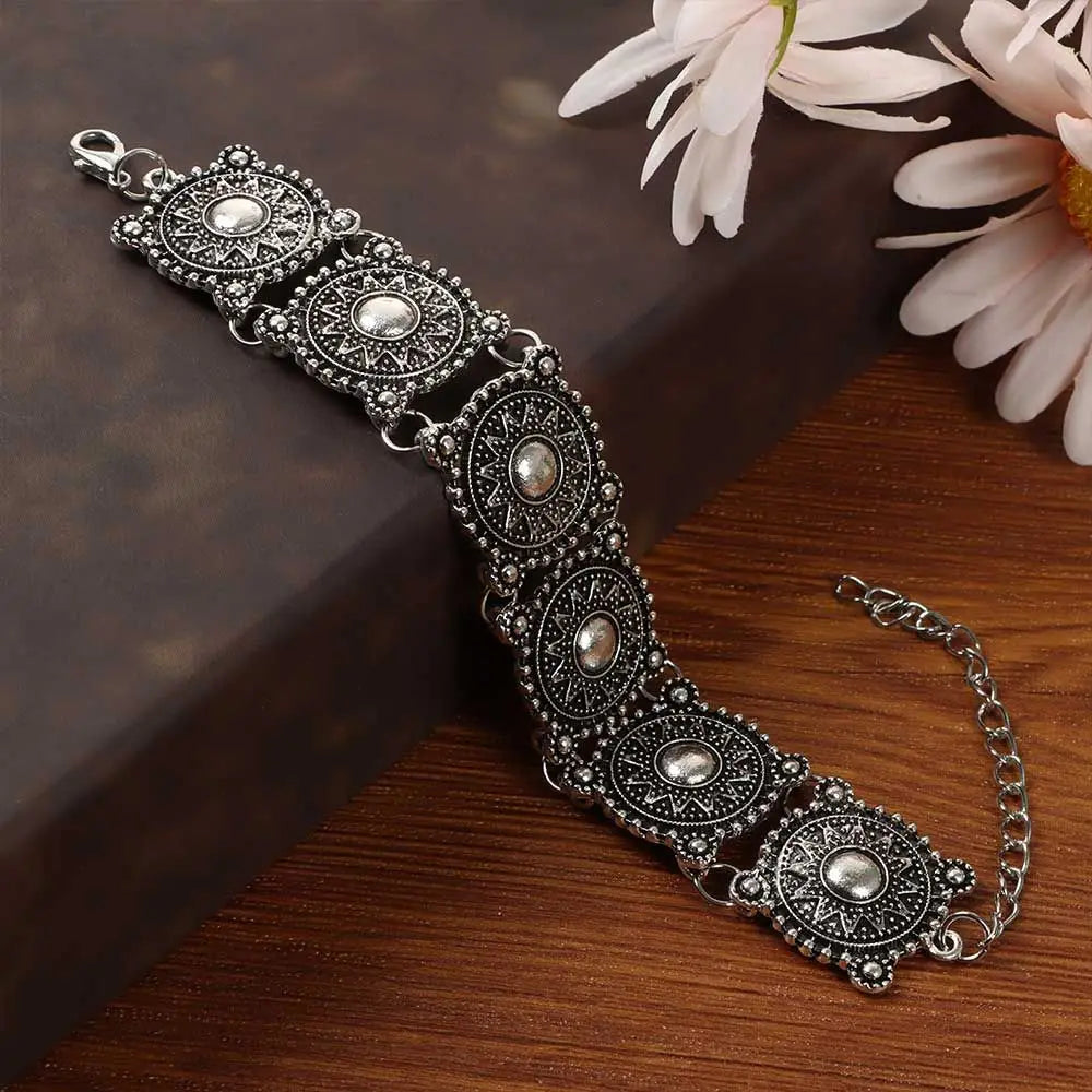 Fashion Vintage Jewelry Set – Necklace & Bracelet Wrist & Neck Accessories for Women
