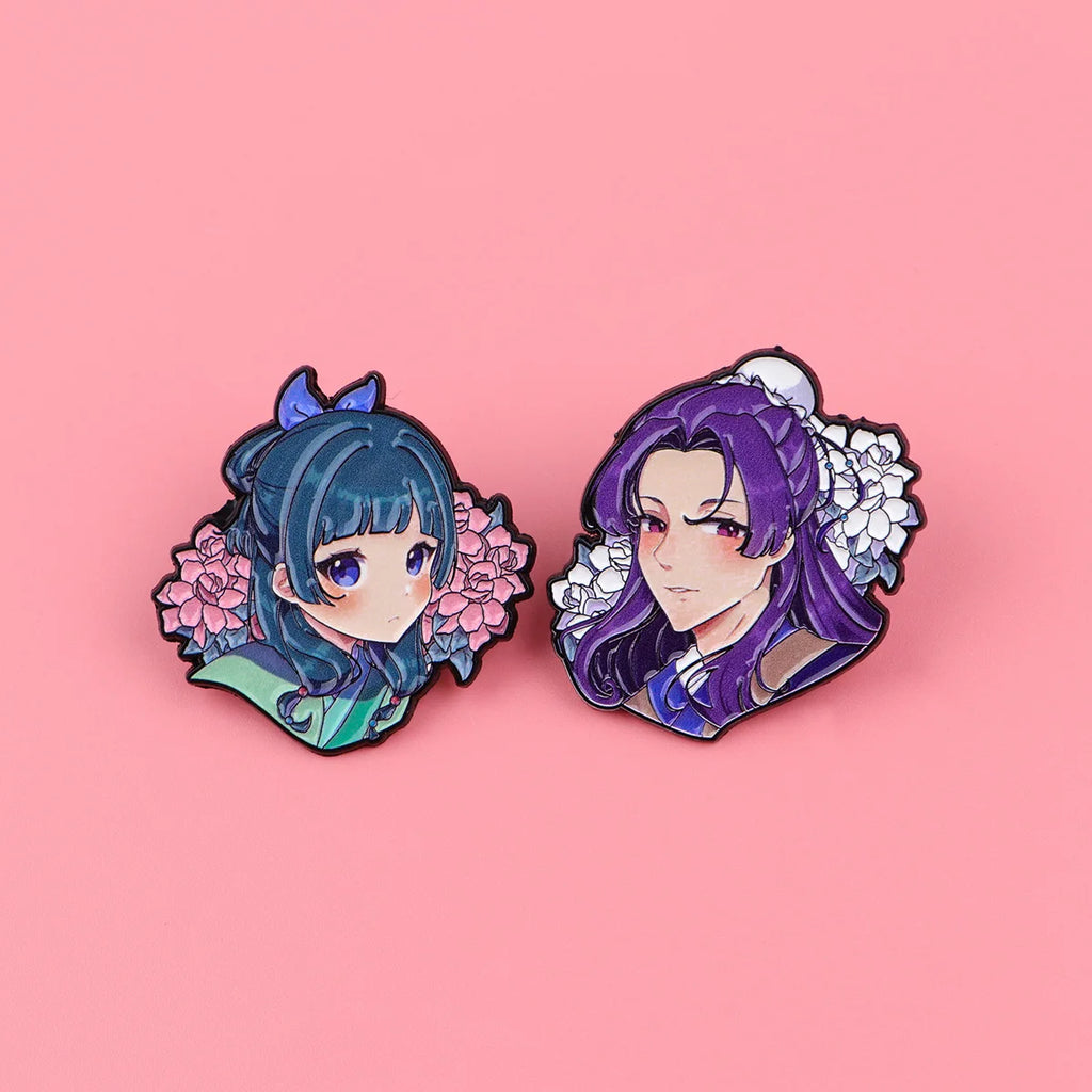 Cute Girls Enamel Pin Anime Characters Brooches on Clothes Badge Bag Clothes Kawaii Cat Lapel Woman Men Jewelry Fans Adults Gift