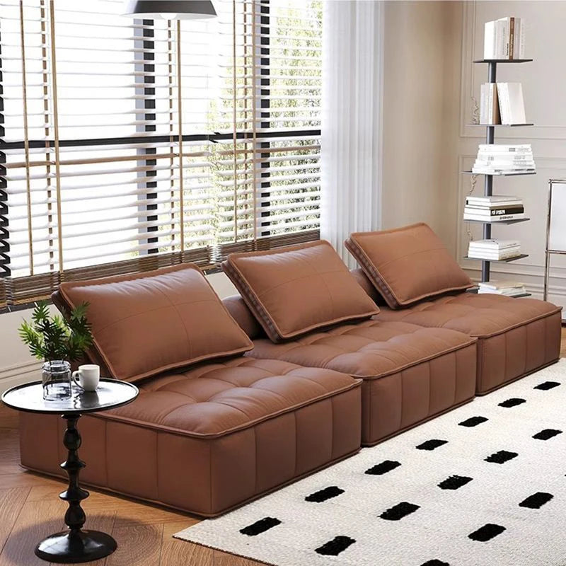 Single Modern Luxury Sofa – Nordic Sectional Lounger for Living Room