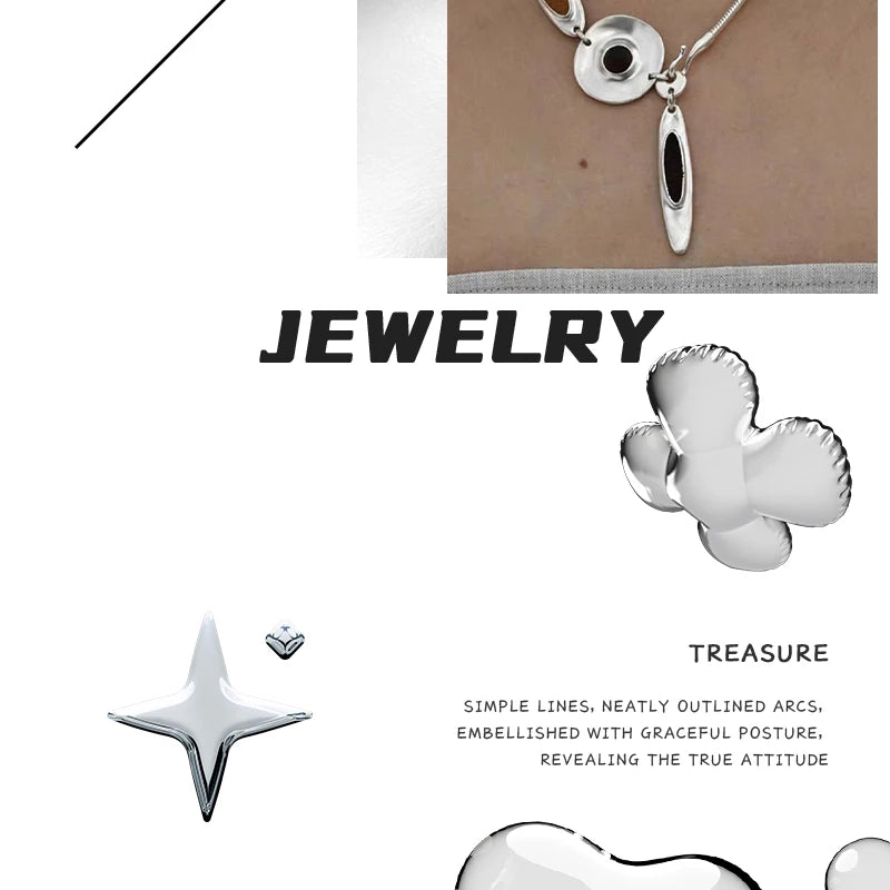 Eye Motif Necklace & Earrings Set – Artistic Craft Jewelry for Women & Men