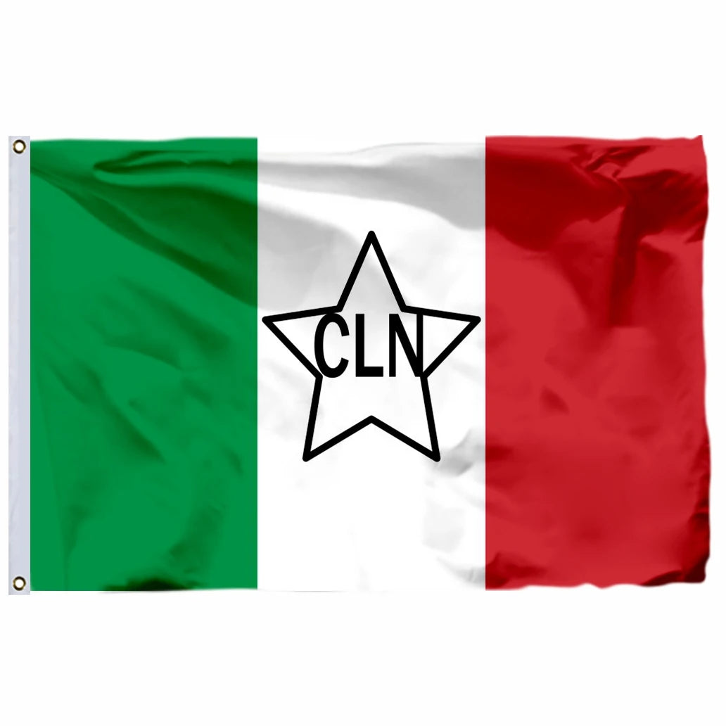 Italian National Flag – Durable Italy Tricolor Banner with Double Stitched Edges & Brass Grommets