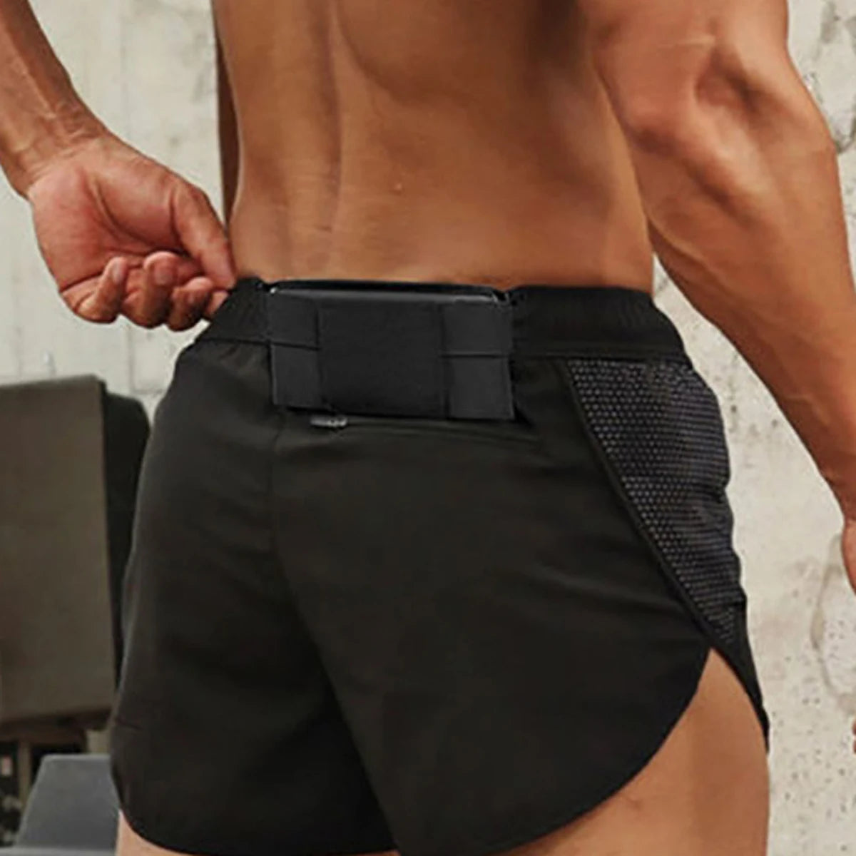 Elastic Invisible Running Waist Pack – Lightweight Mini Phone Belt Bag for Sports & Fitness