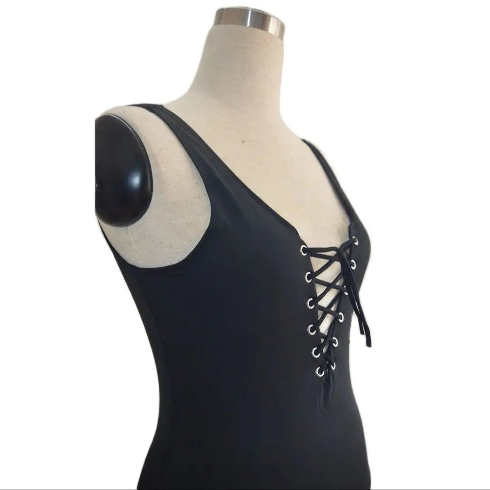 Backless Push-Up Bodysuit Swimsuit – Women's Sexy One-Piece Beach Outfit