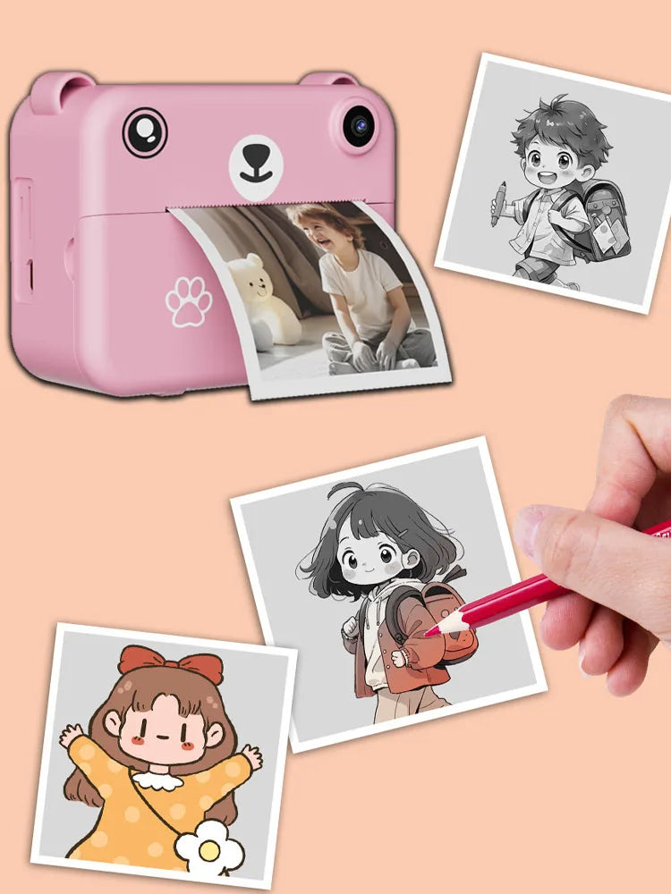 Kids Digital Camera – 1080P HD Instant Print Photo with Video Recorder & Mini Thermal Printer