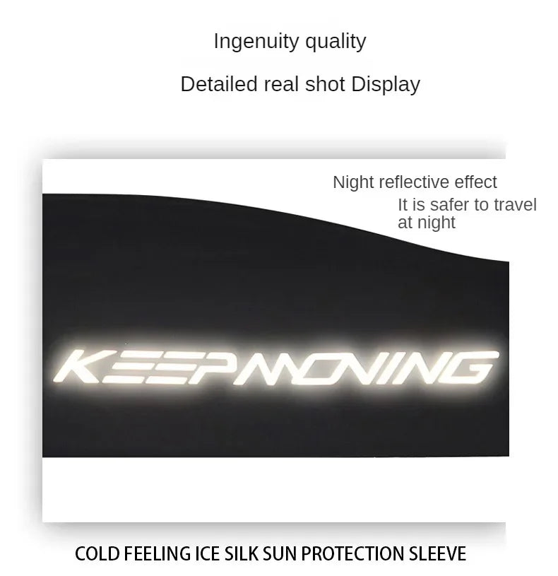 UV Protection Ice Silk Arm Sleeves – Cooling Cycling & Sports Sleeves for Men & Women