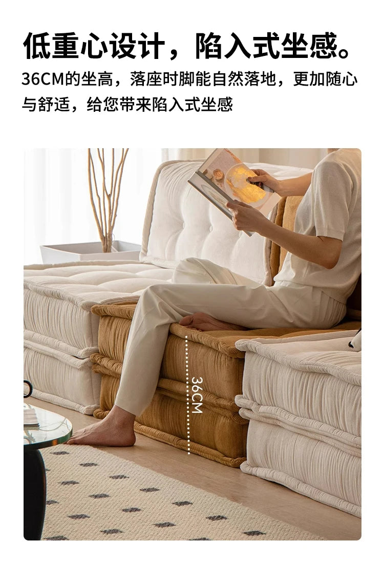 Lounge Lazy Living Room Sofas Minimalist Designer Comfortable Multifunctional Sofa Apartment Elegant Meuble Maison Furnitures
