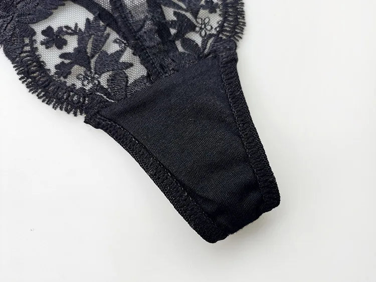 Lace Thong Panties – Women's Seamless Breathable G-String Underwear (S–XL)