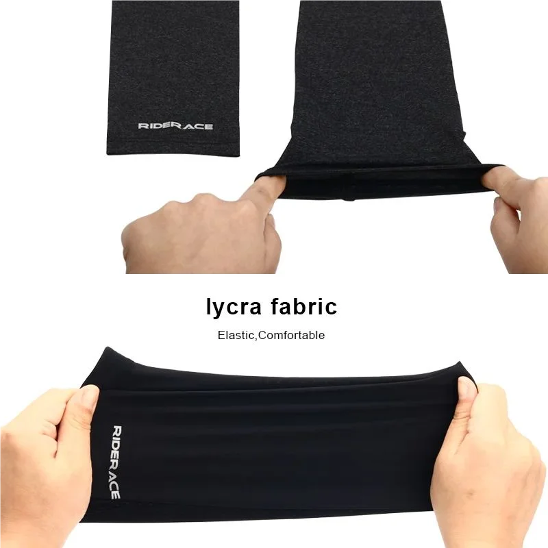 Ice Silk UV Protection Arm Sleeves – Quick Dry Sun Protection for Running & Cycling