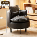 Single Convertible Curved Sofa – Hallway & Balcony Pouf Lounge Chair