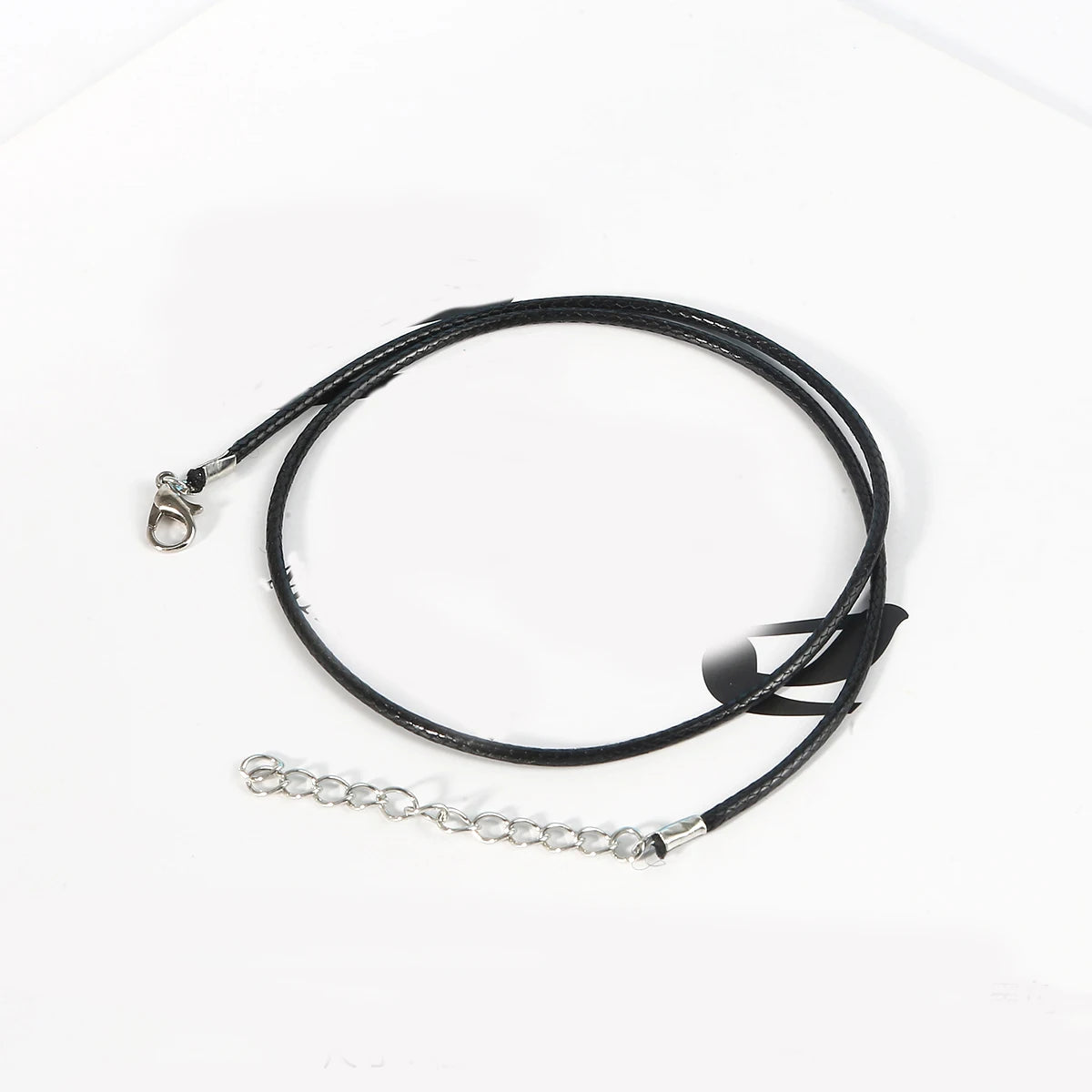 50-100Pcs Leather Necklace Chains Bracelet Cord Clasps for Pendants, Bulk Waxed Rope Necklace String, Jewelry Making Supplies