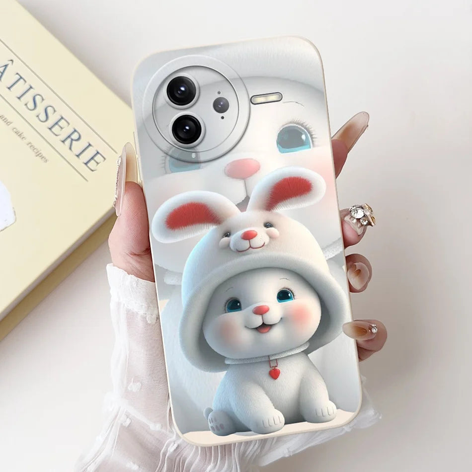 Xiaomi Poco F7 Ultra / F7 Pro Phone Case – Cute Cat & Panda Soft Silicone Shockproof Cover