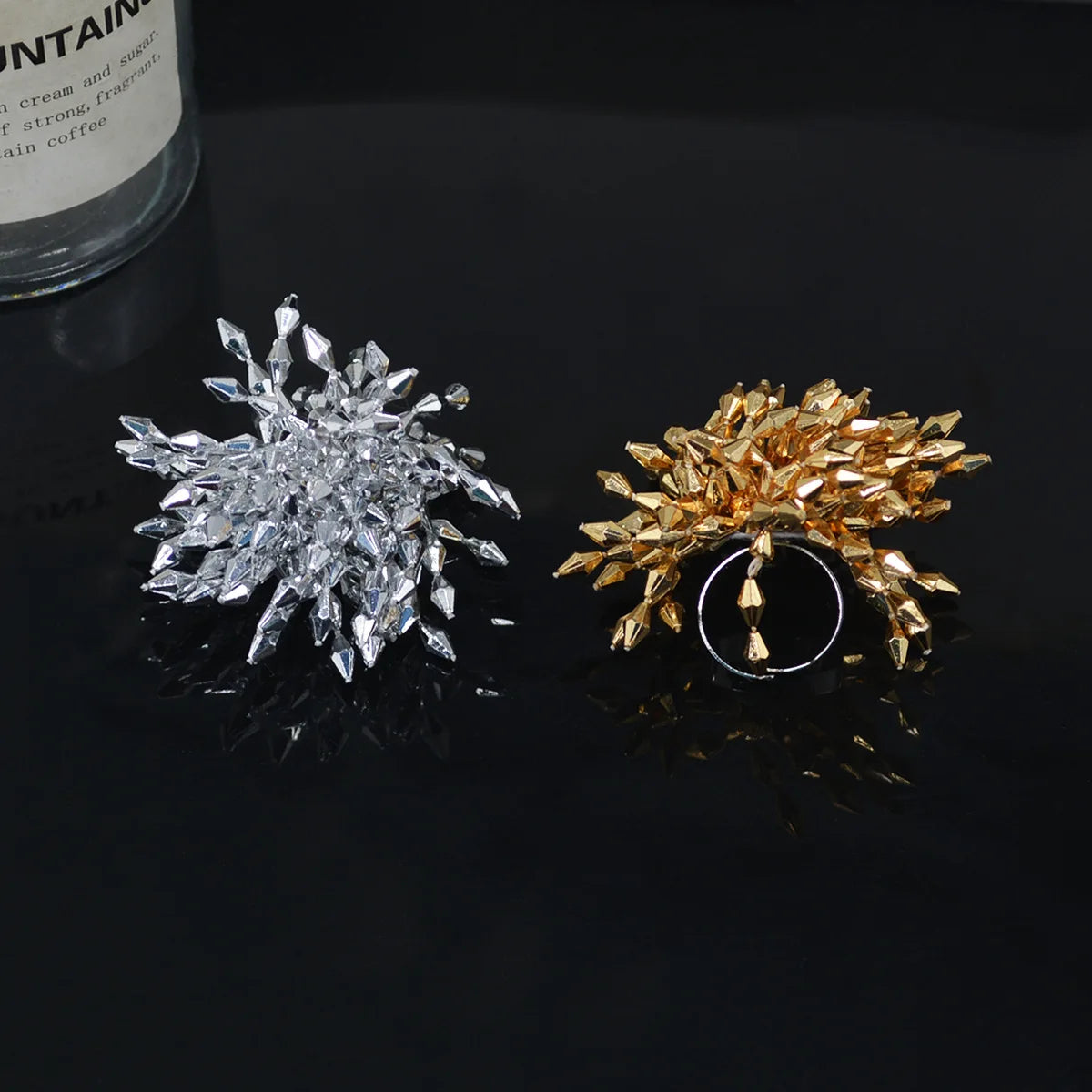 Tassel Beads Adjustable Rings – European & American Fashion Jewelry for Women