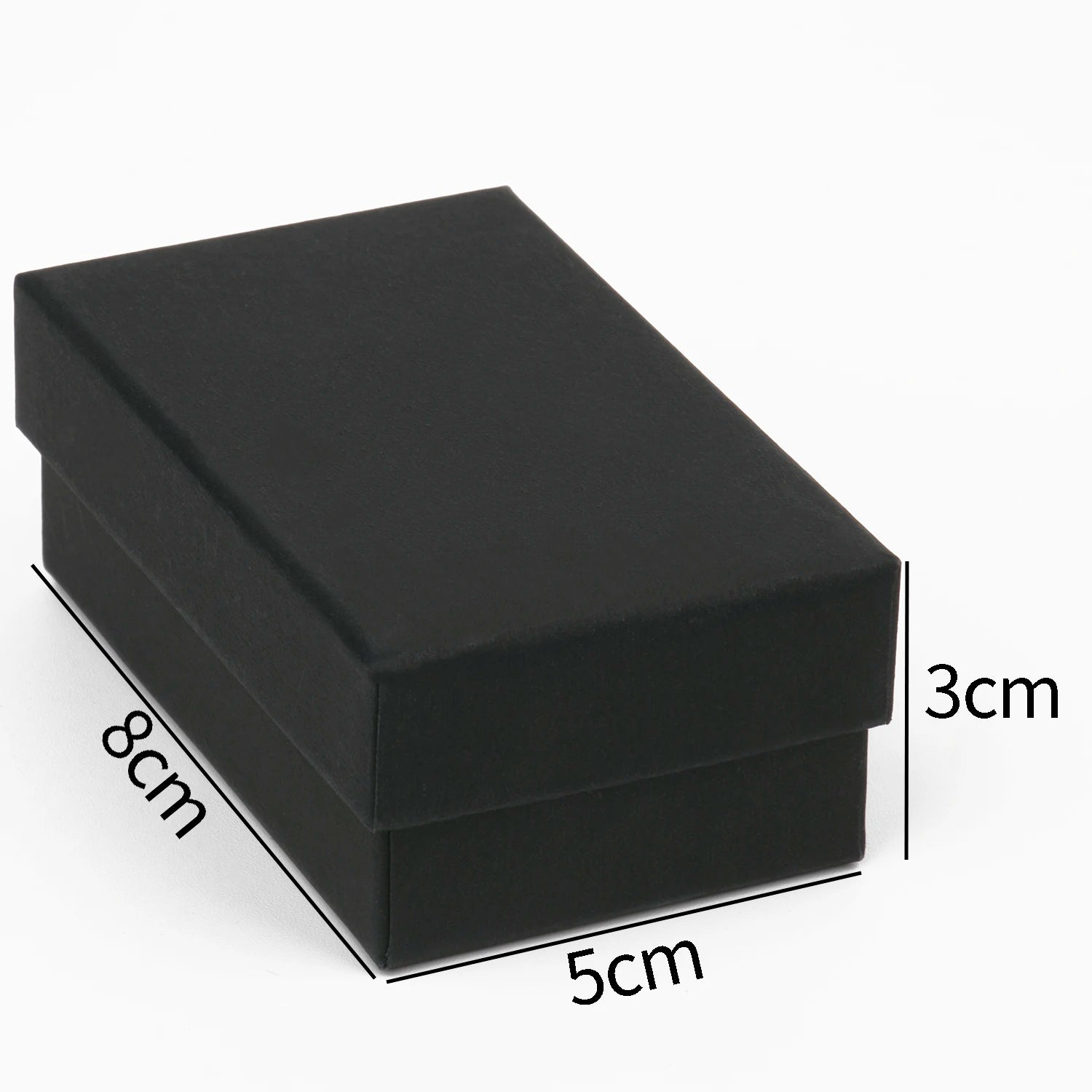 1PCS Black Square Jewelry Display Gifts Box Organizer Engagement for Ring Earring Brooch Necklace Bracelet Packaging Boxes