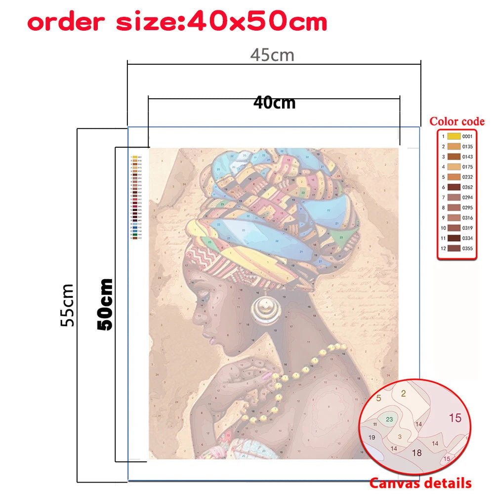 Paint By Numbers Night Park Scenery Kit | 40×50cm Frameless Canvas | DIY Acrylic Painting for Kids & Adults | Home Decor Gift